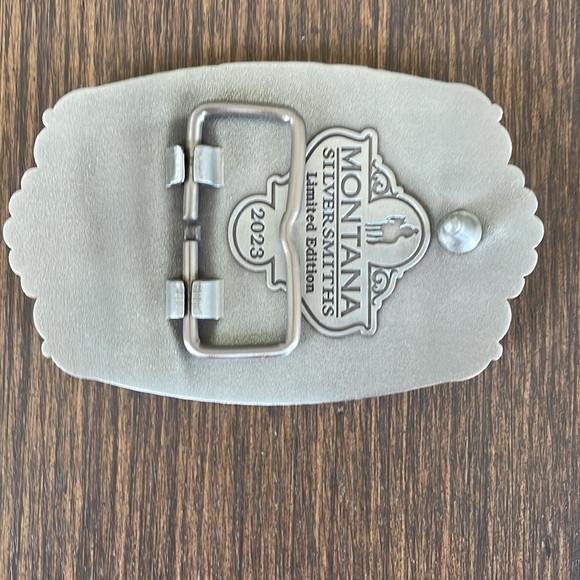 PRICE FIRM. MONTANA SILVERSMITHS PENDLETON WHISKEY 2023 WESTERN BELT BUCKLE - Picture 3 of 7